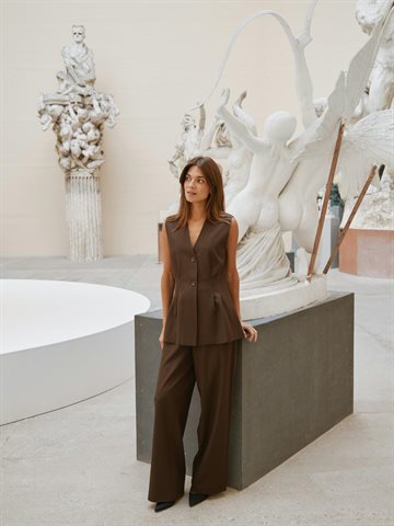 Neo Noir - Emmett Structure Pants - Dark Brown