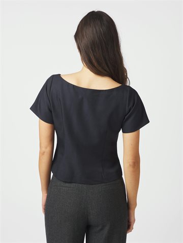 Neo Noir - Tango Structure Top - Dark Navy