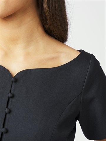 Neo Noir - Tango Structure Top - Dark Navy