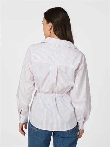 Neo Noir - Solei Small Stripe Shirt - Light Pink