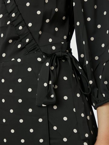 Neo Noir - Malinga Dot Dress - Black