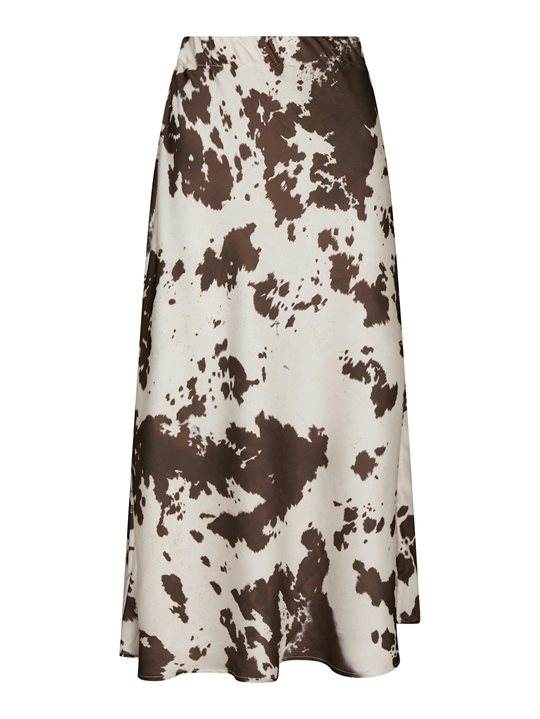 Neo Noir - Viso Cow Print Skirt - Brown