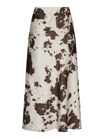 Neo Noir - Viso Cow Print Skirt - Brown