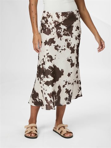 Neo Noir - Viso Cow Print Skirt - Brown