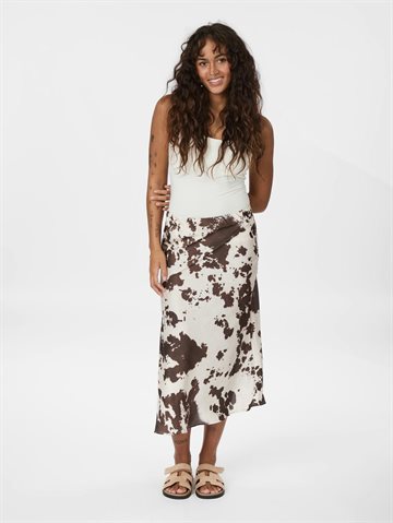 Neo Noir - Viso Cow Print Skirt - Brown