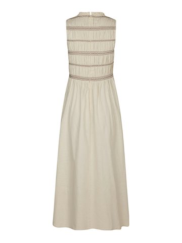 Neo Noir - Atika Deco Smock Dress - Ivory  