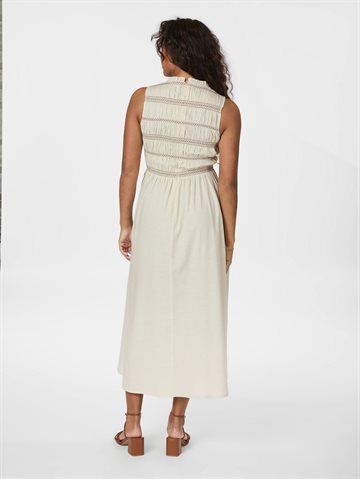 Neo Noir - Atika Deco Smock Dress - Ivory  