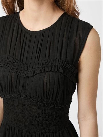 Neo Noir - Myrna Voile Dress - Black