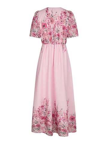 Serna Flower Print Dress - Light Pink