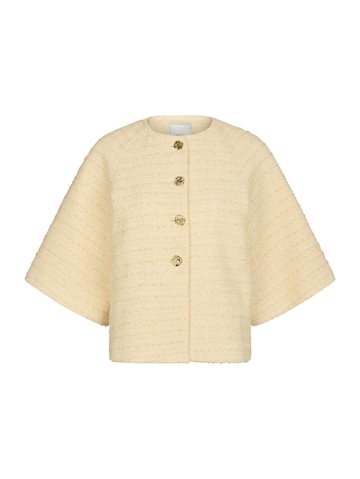 Neo Noir - Rosella Boucle Mini Jacket - Light Yellow