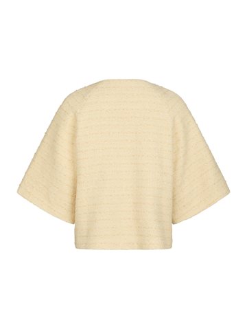 Neo Noir - Rosella Boucle Mini Jacket - Light Yellow