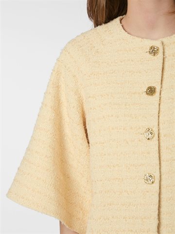 Neo Noir - Rosella Boucle Mini Jacket - Light Yellow