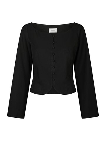 Neo Noir - Salsa Structure Blouse - Black
