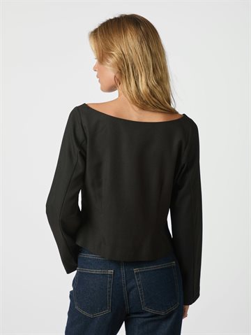 Neo Noir - Salsa Structure Blouse - Black