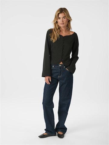 Neo Noir - Salsa Structure Blouse - Black