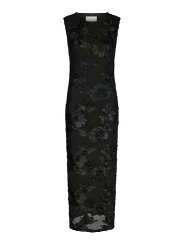 Neo Noir - Tiranna Big Flower Mesh Dress - Black