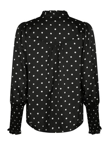 Neo Noir - Camisa Dot Blouse - Black