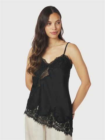 Neo Noir - Viole Lace Top - Black