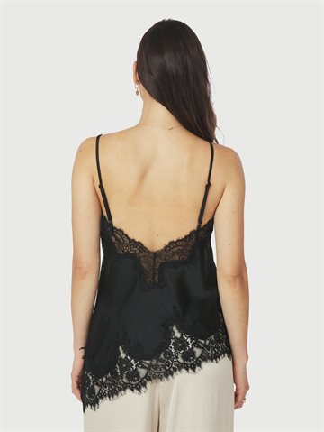 Neo Noir - Viole Lace Top - Black