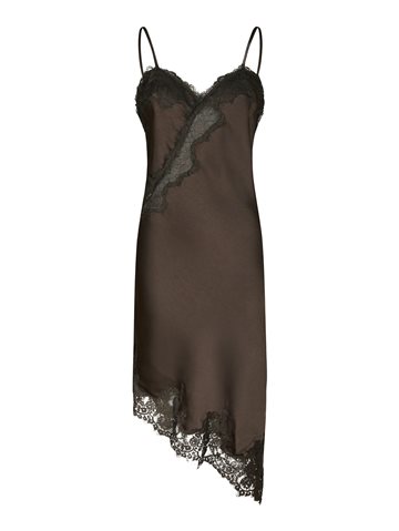 Neo Noir - Sorelle Lace Dress - Dark Brown