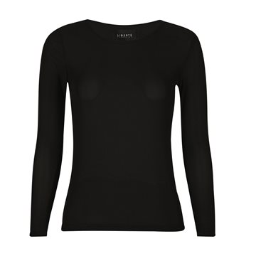 Liberté - Mesh Ls Tshirt - Black
