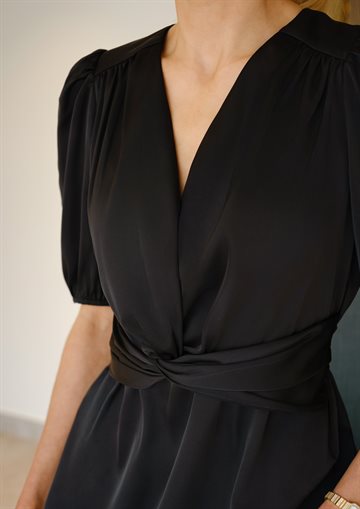 Liberté - Tiki SS Twist Dress - Black