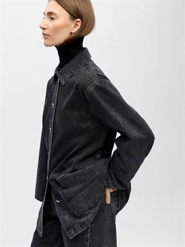 Object - Birgit Ls Denim Jacket - Black Denim