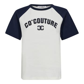 Co' Couture - Edge Block Tee - OffWhite Navy