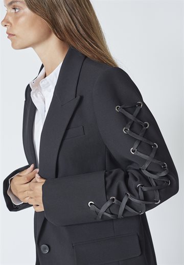 Co\' Couture - Vola Eyelet Blazer - Black