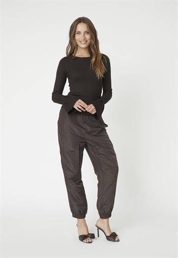 Co\' Couture - Trice Tech Pant - Dark Brown