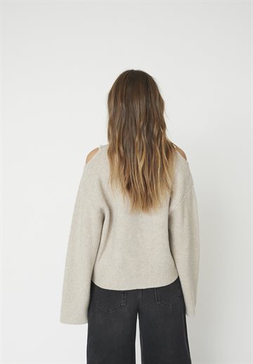 Co\' Couture - Row Rib Pearl Knit - Bone
