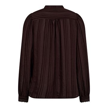 Co\' Couture - Kesi Lace Shirt -  Dark Brown