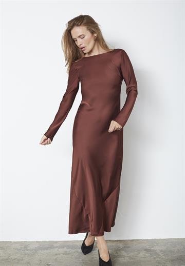 Co\' Couture - Safira Waterfall Back Dress - Dark Brown