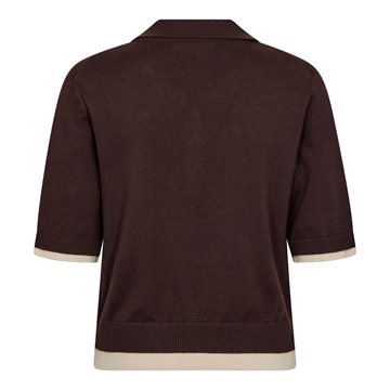 Co\' Couture - Lue Crop Cardigan - Dark Brown