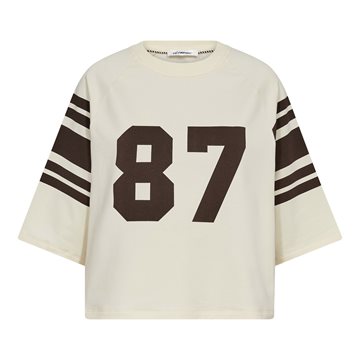 Co' Couture - Ely 87 Tee Sweat - Bone Brown