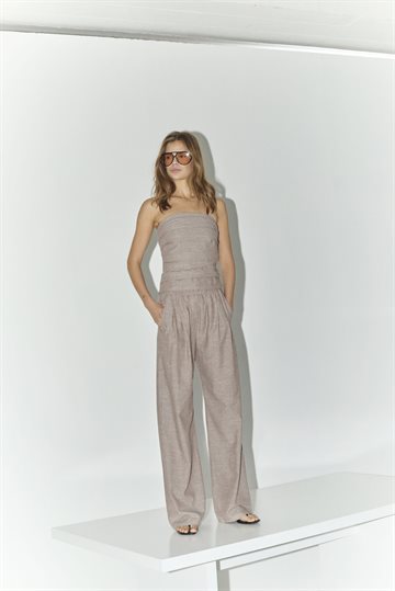 Co\' Couture - Jiho Stripe Pant - Brown