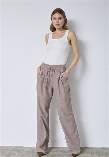 Co\' Couture - Jiho Stripe Pant - Brown