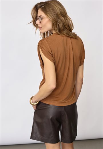 Co\' Couture - Camilla Ruched Shoulder - Suntan