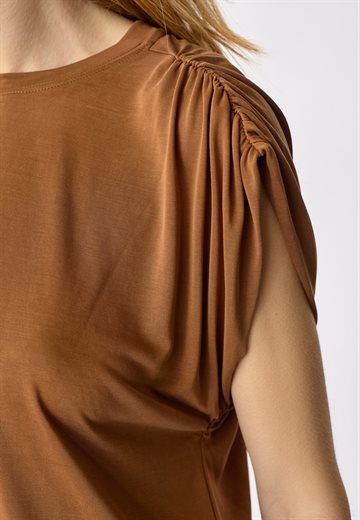 Co\' Couture - Camilla Ruched Shoulder - Suntan