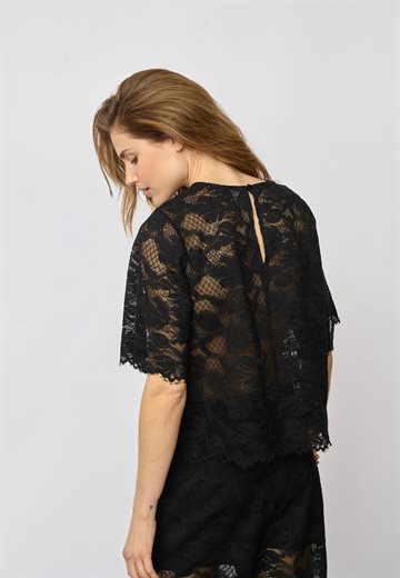 Co\' Couture - Lanny Lace Blouse - Black
