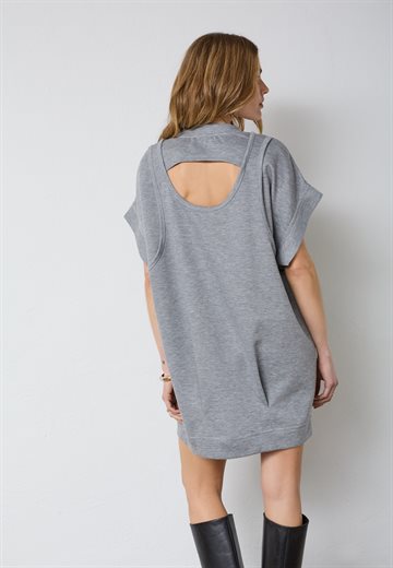 Co\' Couture - Lance Sweat Dress - Grey Melange