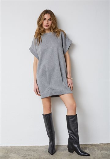 Co\' Couture - Lance Sweat Dress - Grey Melange