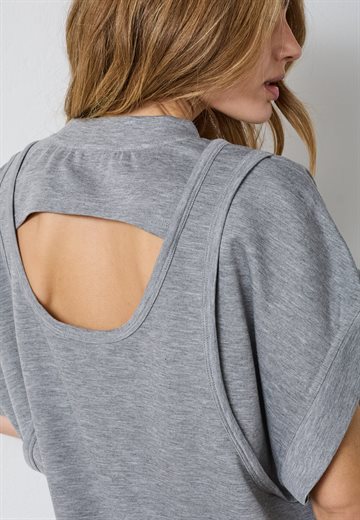 Co\' Couture - Lance Sweat Dress - Grey Melange