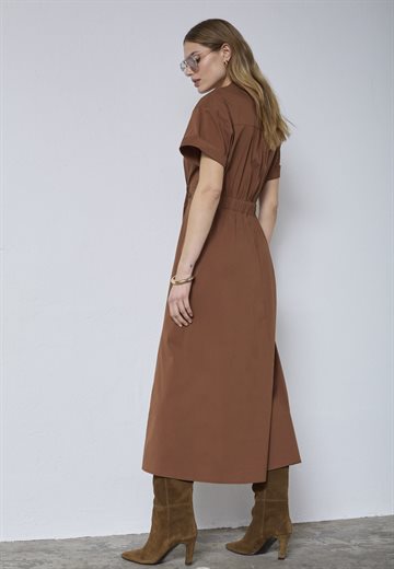 Co\' Couture - Elara Wrap SS Dress - Suntan