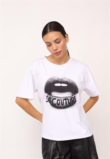 Co\' Couture - Lip Coco Box Tee - White