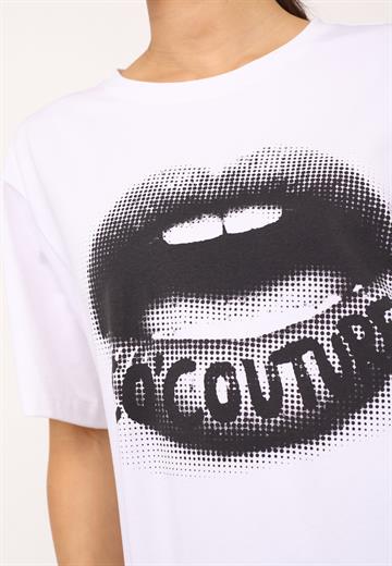 Co\' Couture - Lip Coco Box Tee - White