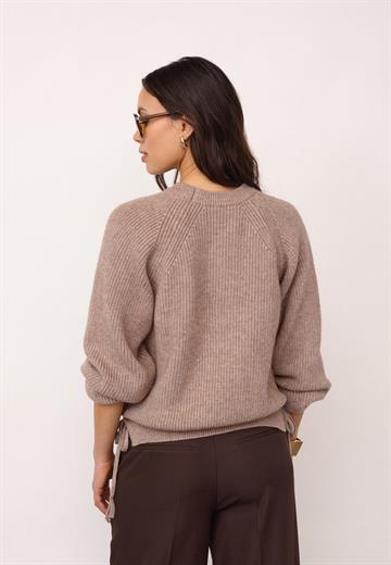 Co\' Couture - Row CC Braid String Knit - Mink