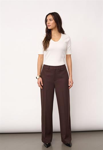 Co\' Couture - Luna Wide Pant - Dark Brown
