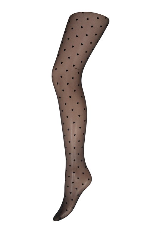 Hype The Detail - Tight Hearts 30 Den - Black