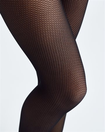 Hype The Detail - Net 20 Denier Strømpebukser - Black